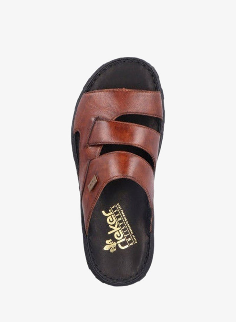 Rieker Mens Arabic Sandals 26078-23 Lugano Brown 116-1055 - Image 2
