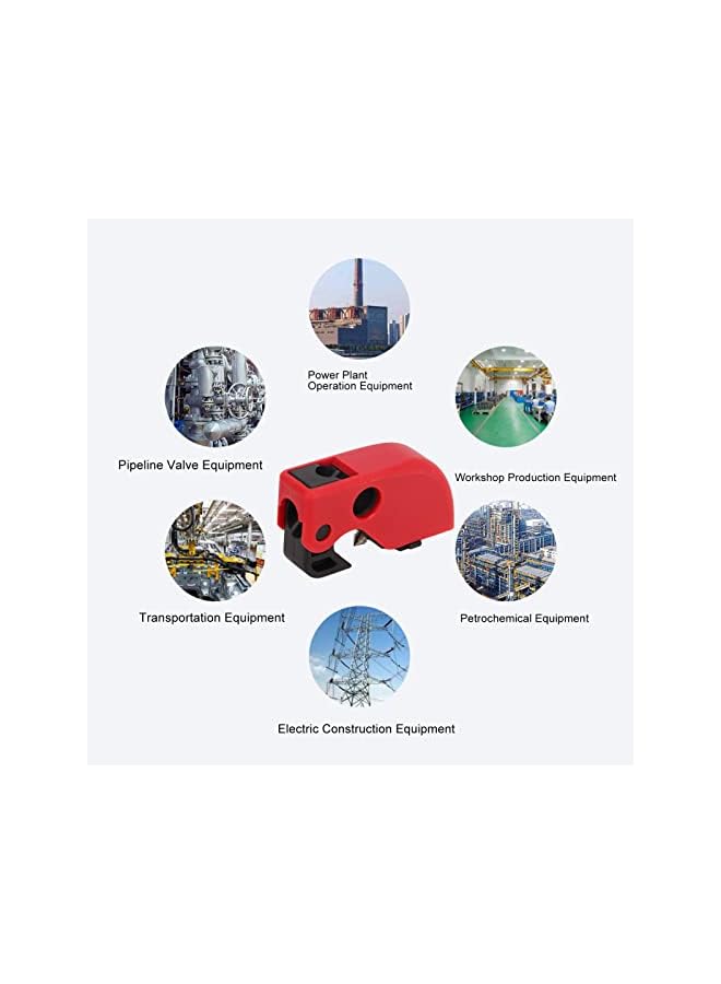 promass 10Pcs Circuit Breaker Lockout Device, Clamp On Safety Lock Set Kit - Easy to Lock Up, Universal Design, Great Materials, Simple Carrying, for Industrial, Chemical, Power - Image 5