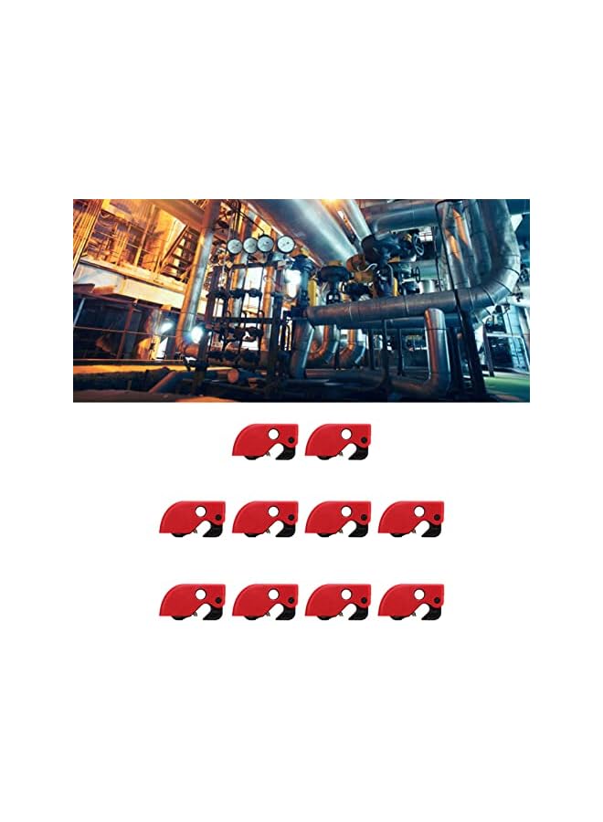 promass 10Pcs Circuit Breaker Lockout Device, Clamp On Safety Lock Set Kit - Easy to Lock Up, Universal Design, Great Materials, Simple Carrying, for Industrial, Chemical, Power - Image 4