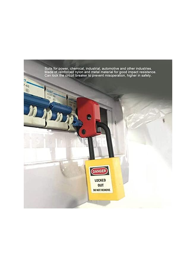 promass 10Pcs Circuit Breaker Lockout Device, Clamp On Safety Lock Set Kit - Easy to Lock Up, Universal Design, Great Materials, Simple Carrying, for Industrial, Chemical, Power - Image 2