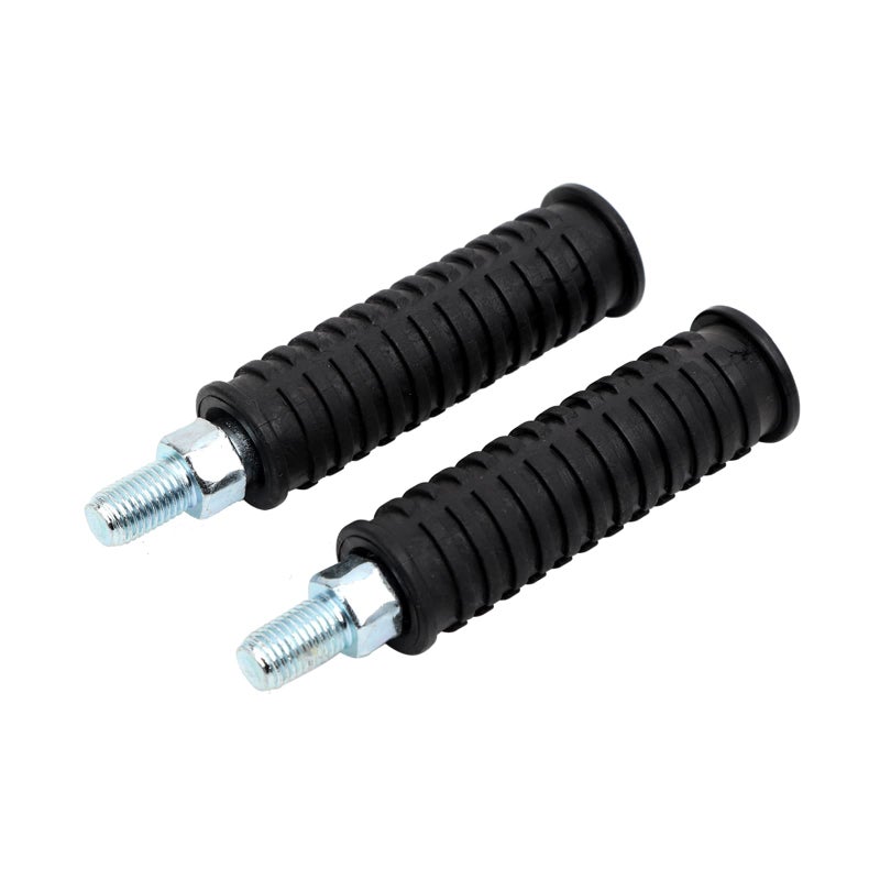 Minho Universal M10 Motorcycle Footpegs Rider Footrest Pegs Set Pedal Bike Bracket Mount Support Toe Shifter Pegs 10MM