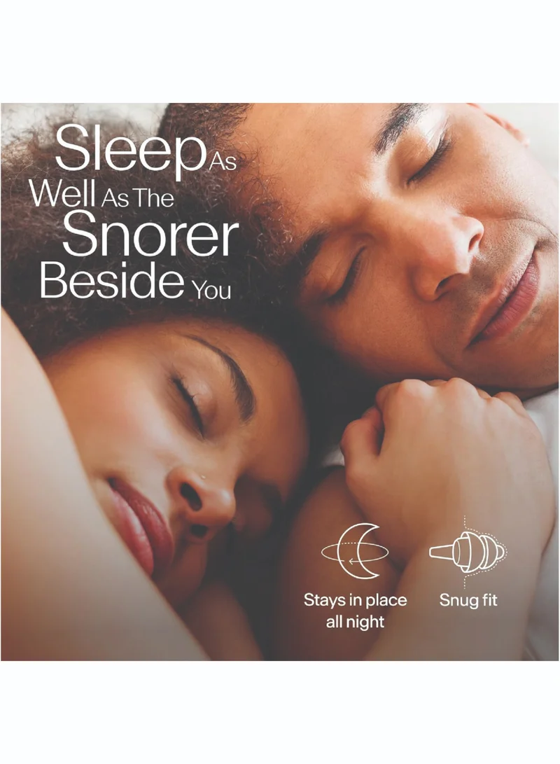 ألبين Alpine SleepDeep Ear Plugs for Sleeping – Oval Shape, Noise-Cancelling Gel, Comfortable & Reusable (M/L)