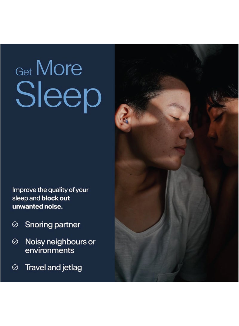 Alpine SleepDeep Ear Plugs for Sleeping – Oval Shape, Noise-Cancelling Gel, Comfortable & Reusable (M/L) - Image 5