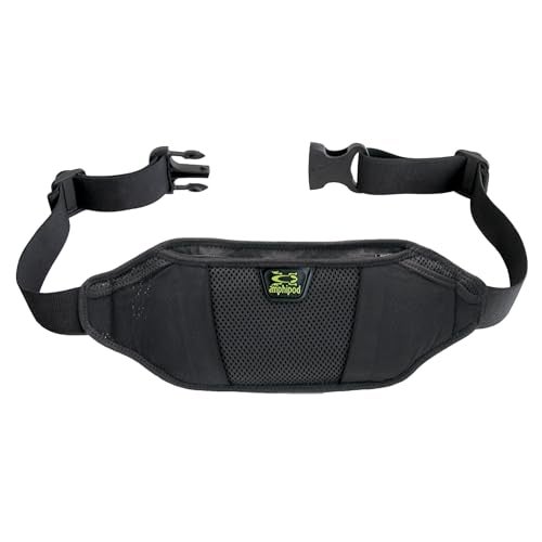 Amphipod AirFlow Endurance Waistpack, Bounce Free Runners Storage Fanny Pack Waist Bag for Running, Jogging, Men & Women, Black, OS - Image 1