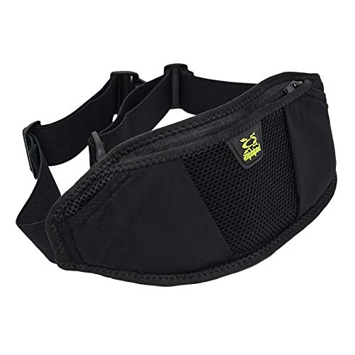 Amphipod AirFlow Endurance Waistpack, Bounce Free Runners Storage Fanny Pack Waist Bag for Running, Jogging, Men & Women, Black, OS - Image 4