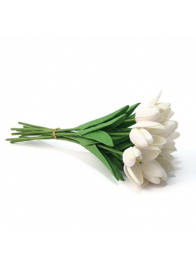 10 Pcs Artificial Real Touch Tulips Flower - Image 1
