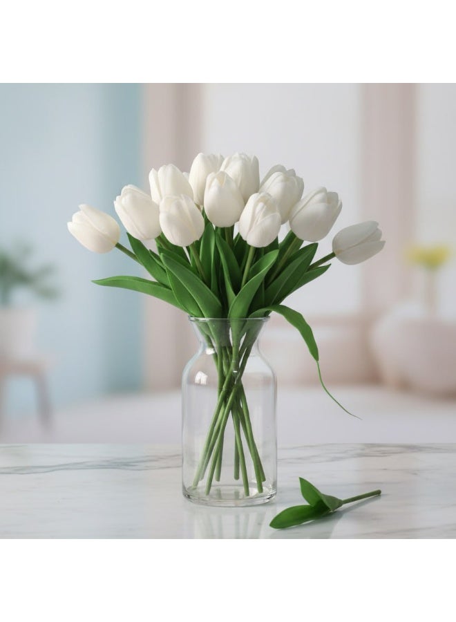10 Pcs Artificial Real Touch Tulips Flower - Image 2