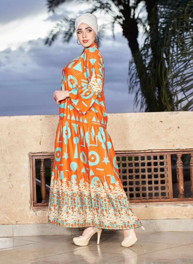 Brides Women's jalabiya with distinctive embroidery - Image 1
