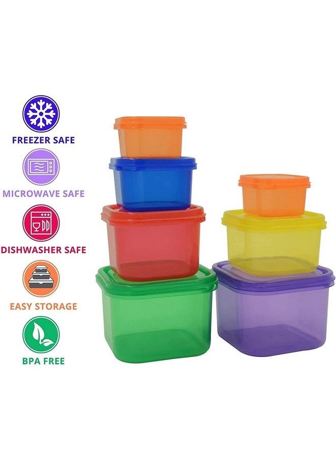 Prefer Green 7 Pcs Portion Control Containers Kit (With Complete Guide & 21 Day Daily Tracker&21 Day Meal Planner & Recipes Pdfs)Labelcodedmulticolorcoded Systemperfect Size For Lose Weight (7)  - Image 4