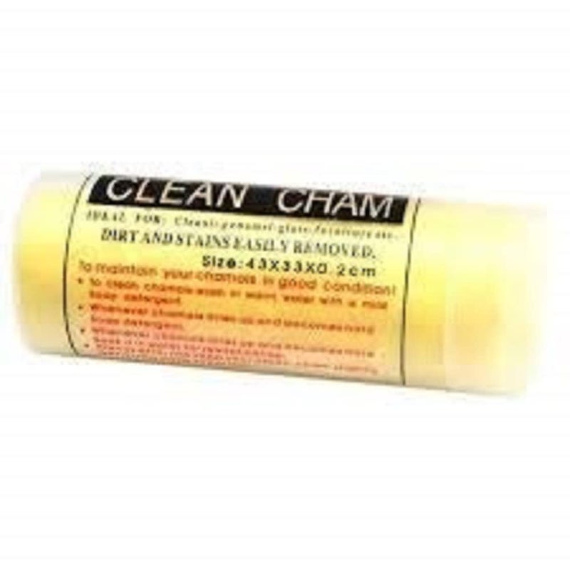 Clean Cham Liquid Absorbing Chamois Cloth for Car Cleaning Microfiber Cloth Big 1 Piece 66 CM x 43 CM, 300 GSM, multicolor - Image 1