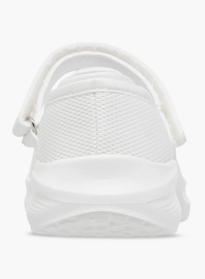 Dash Girls Textured School Shoes with Hook and Loop Closure