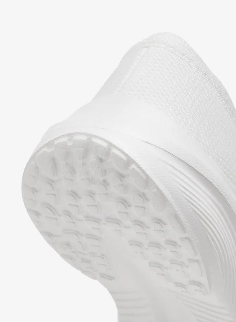 Dash WHITE Girls Textured Hook & Loop School Shoes for Women | Best Price UAE