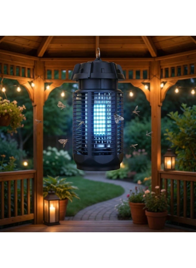 Bluejw Powerful High Power Electric Bug Zapper with UV Light 20W Indoor and Outdoor Electric Shock Mosquito Killer Light Wave Insect Killer Household Fly Trap Mosquito Lamp Mosquito Trap Device for Home Patio Garden Kitchen Office and Camping - Image 5