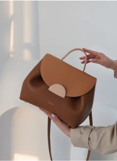 Polene Smile Bag - French Minimalist Design, Genuine Leather, Chic Everyday Tote for Women
