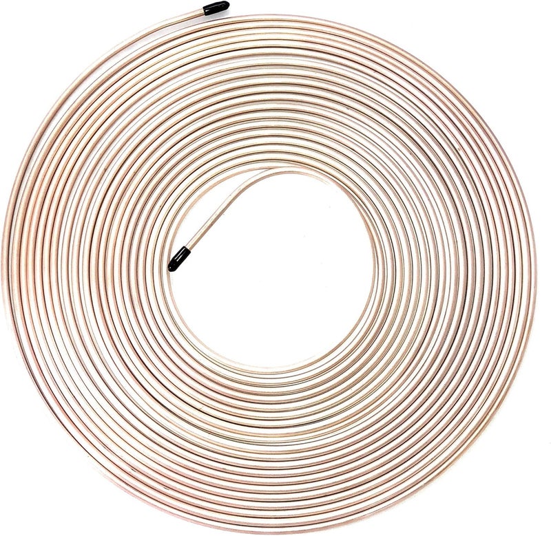 The Stop Shop 50 Ft. Roll of 3/16" Copper Nickel Brake Line Tubing - Image 1
