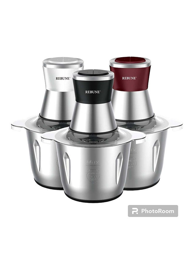 REBUNE Electric Food Grinder With 2 Speed Levels 500 W RE-2-100 Blue - Image 2