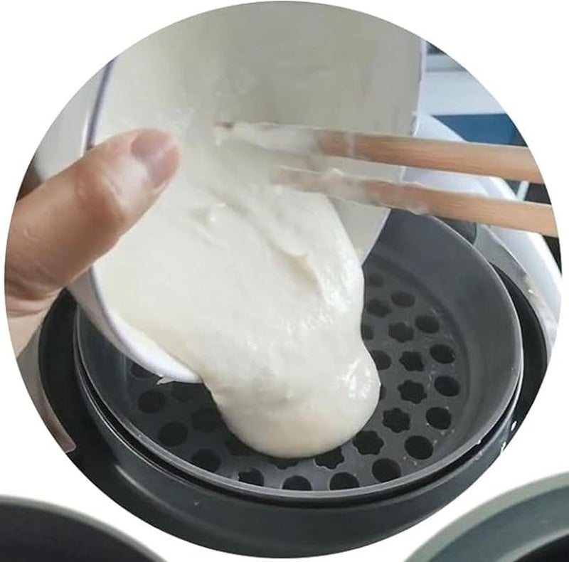 TM5,TM6 Compatible Flour Sieve and Lid Set for Kitchen Mixers, PP Dough Sieve for Homemade Desserts, for Baking Enthusiasts with TM5, for TM6 - Image 4