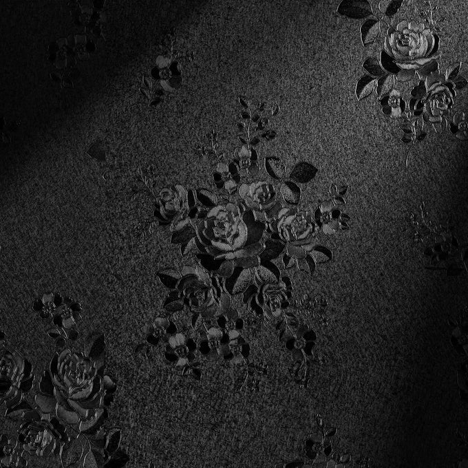 BLACK PEEL AND STICK WALLPAPER BLACK FLORAL EMBOSSED CONTACT PAPER 177INCH1181INCH REMOVABLE TEXTURED FLOWER WALLPAPER SELF ADHESIVE THICKEN LIVINGROOM COUNTERTOPS CABINETS WALL PAPER