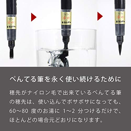 Pentel Fude Brush Pen, Tsumiho (XFL2U) - Image 4