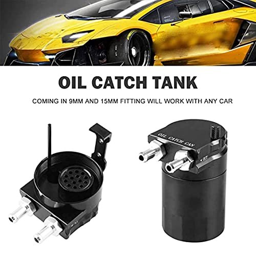 RYANSTAR RACING Ryanstar Oil Catch Can Kit Oil Separator Reservoir Tank Baffled Compatible with Ford F150 2.7EB 3.5EB 5.0L Passenger Side 2011-2021，Raptor 3.5L Ecoboost 2017-2021, Expedition 3.5L EcoBoost 2018-2021 - Image 4