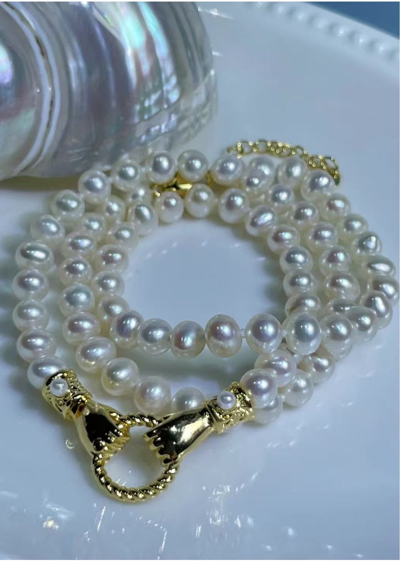 Generic - Natural freshwater pearl necklace - Image 1