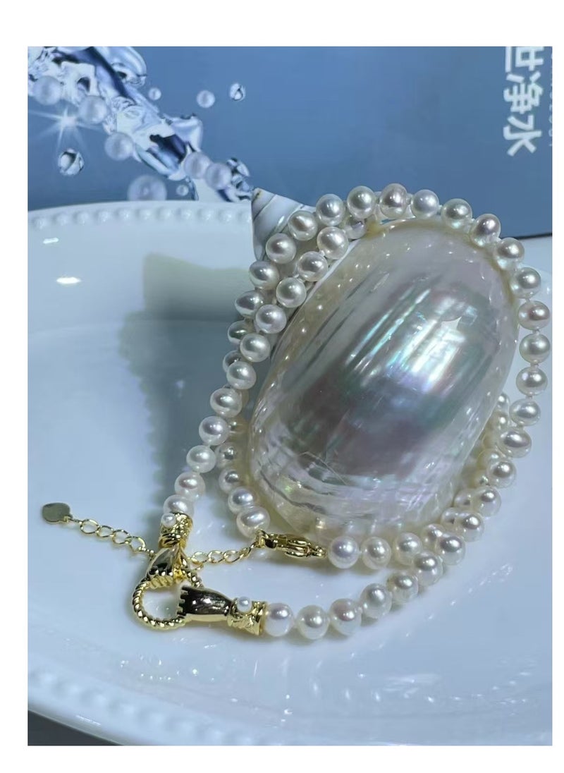 Generic - Natural freshwater pearl necklace - Image 1