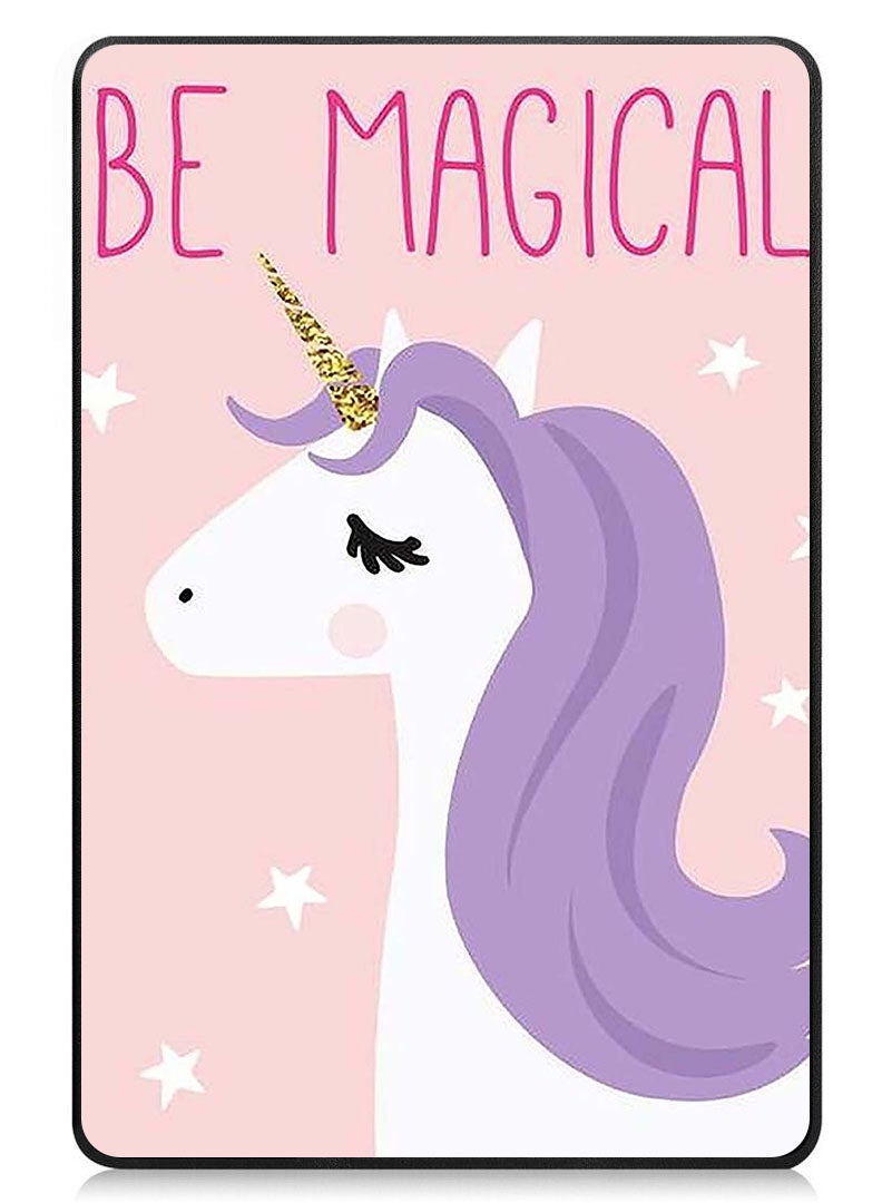 Theodor Protective Flip Case For Samsung Galaxy Tab S9 FE Plus With Trifold Stand Auto Wake Sleep Shockproof Cover unicorn copy - Image 1