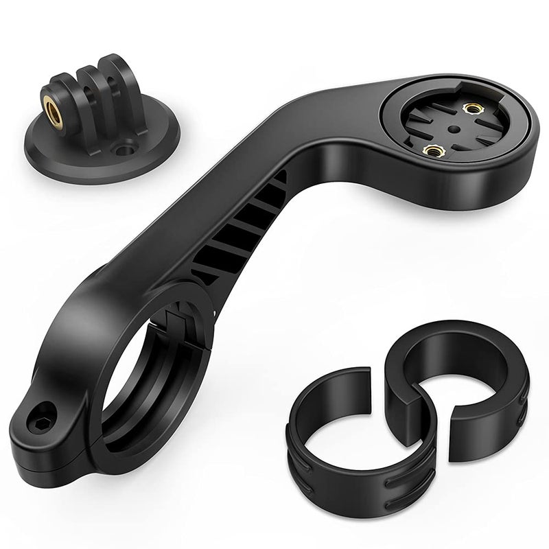 TUSITA Out Front Mount Compatible with Garmin Edge GPS Bike Computer, XOSS G/G+, iGPSPORT - Cycling Handlebar 25.4mm 31.8m - Image 1