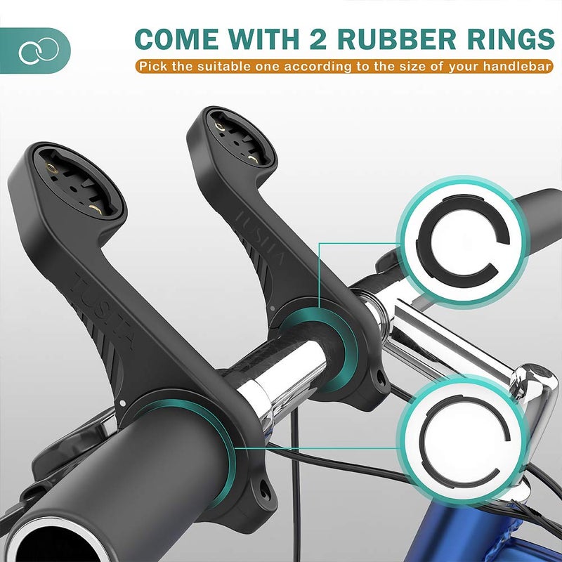 TUSITA Out Front Mount Compatible with Garmin Edge GPS Bike Computer, XOSS G/G+, iGPSPORT - Cycling Handlebar 25.4mm 31.8m - Image 5