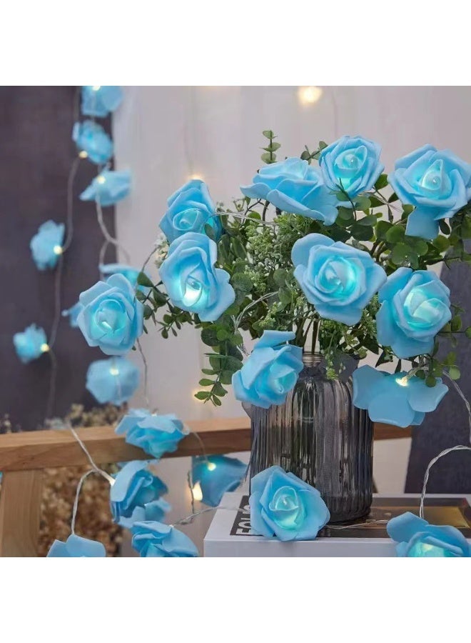 Nariele New LED Simulated Decorative Rose Light String - Image 2
