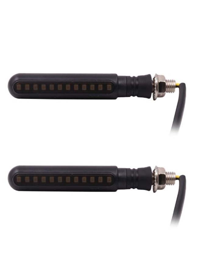 MUNTAQI 2-Piece Turn Signal Sequential LED Indicator Light Set