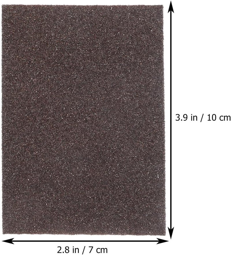 4pcs Elastic Sanding Sponge Blocks Manual Sanding Tool High-Density Polishing Sponge Set with 80, 120, 240, 500 Grits for Woodworking and Furniture Finishing - Image 2