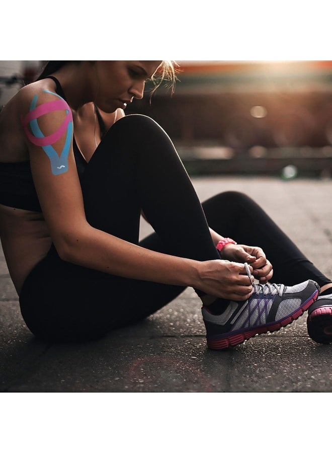 3B Scientific, 1018892, 3BTape ELITE Kinesiology Tape, Blue, 16ft roll - Image 4