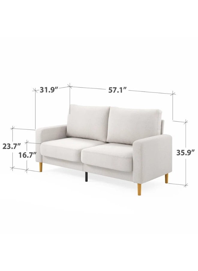 Compact Comfort: Brinnlee 57.1'' Upholstered Loveseat - pzsku/Z9D4CE6C6598769B04904Z/45/_/1726558209/e8ad7462-46d7-4d16-bf83-120108e063d6