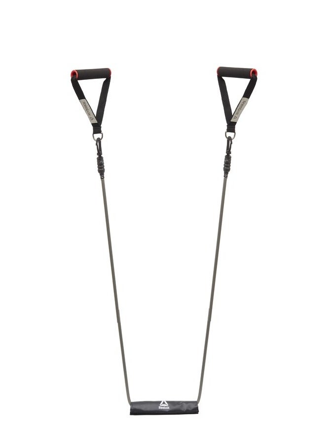 ريبوك مجموعة أنابيب القوة من ريبوك – أحزمة مقاومة قابلة للتعديل لتمارين الجسم بالكامل - Image 3