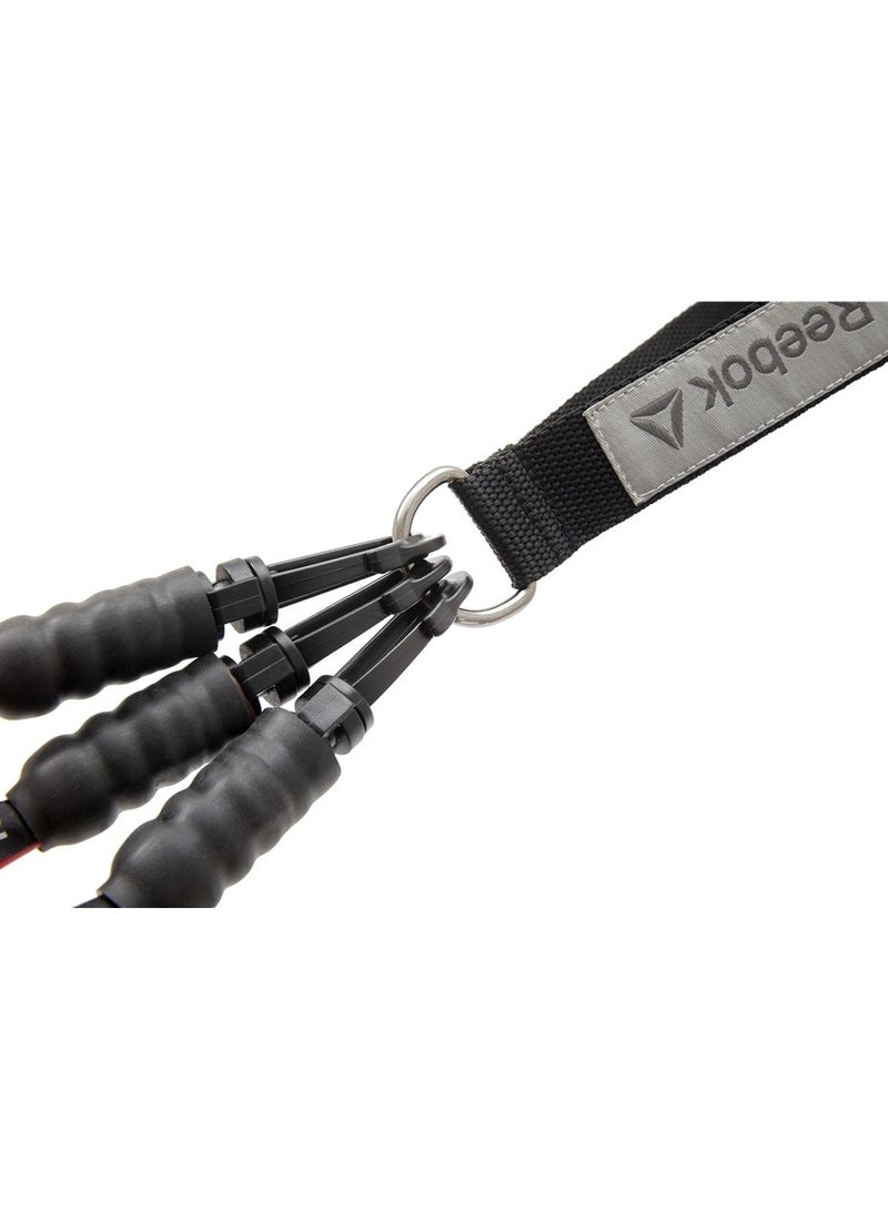 ريبوك مجموعة أنابيب القوة من ريبوك – أحزمة مقاومة قابلة للتعديل لتمارين الجسم بالكامل - Image 2