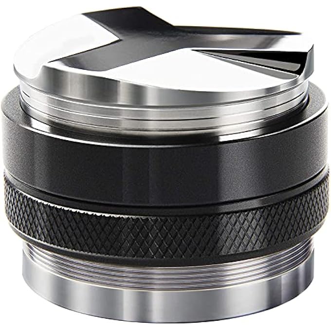 كاست ويف موزع قهوة ومدك مقاس 58 مم، أداة توزيع قهوة برأسين، مستوي قهوة مناسب لمرشح القهوة مقاس 58 مم، مدك يدوي احترافي قابل للتعديل لماكينة الإسبريسو - Image 1