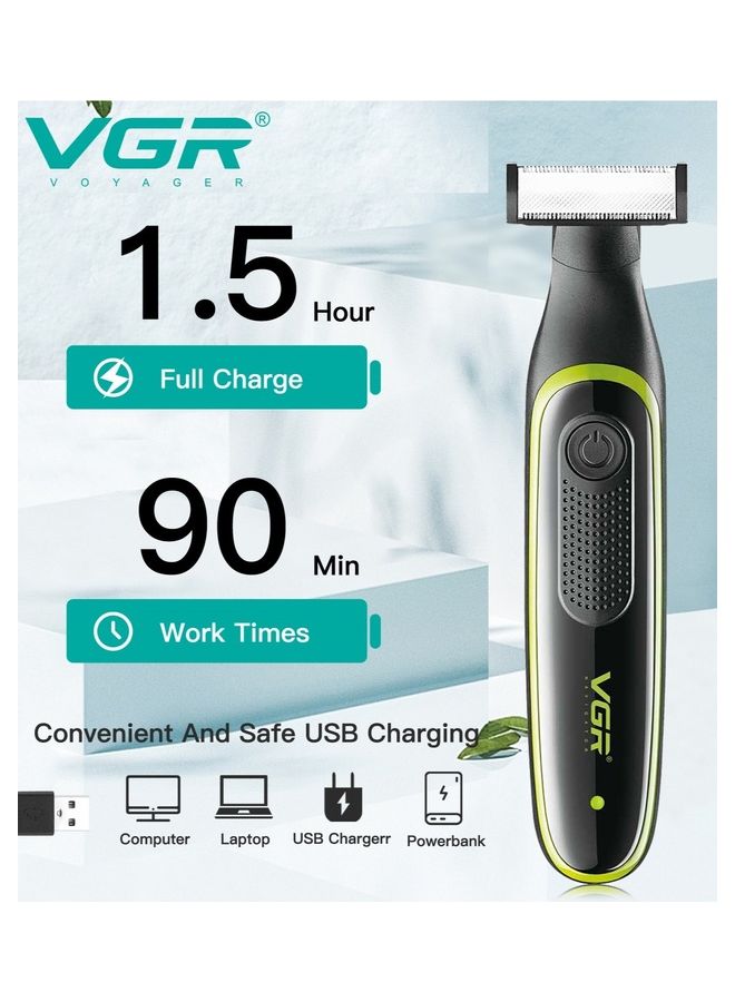 VGR V-017 Professional Rechargeable Hair Trimmer Multicolour - Image 2