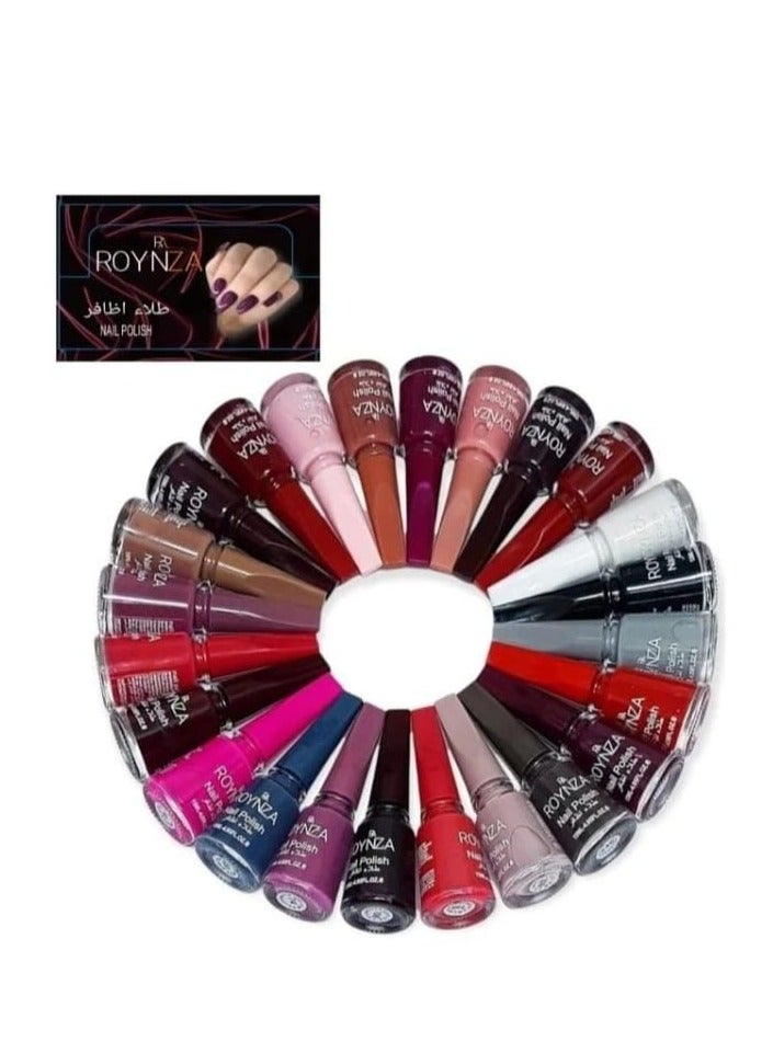 روينزا طقم طلاء أظافر يحوي 24 قطعة متعدد الألوان