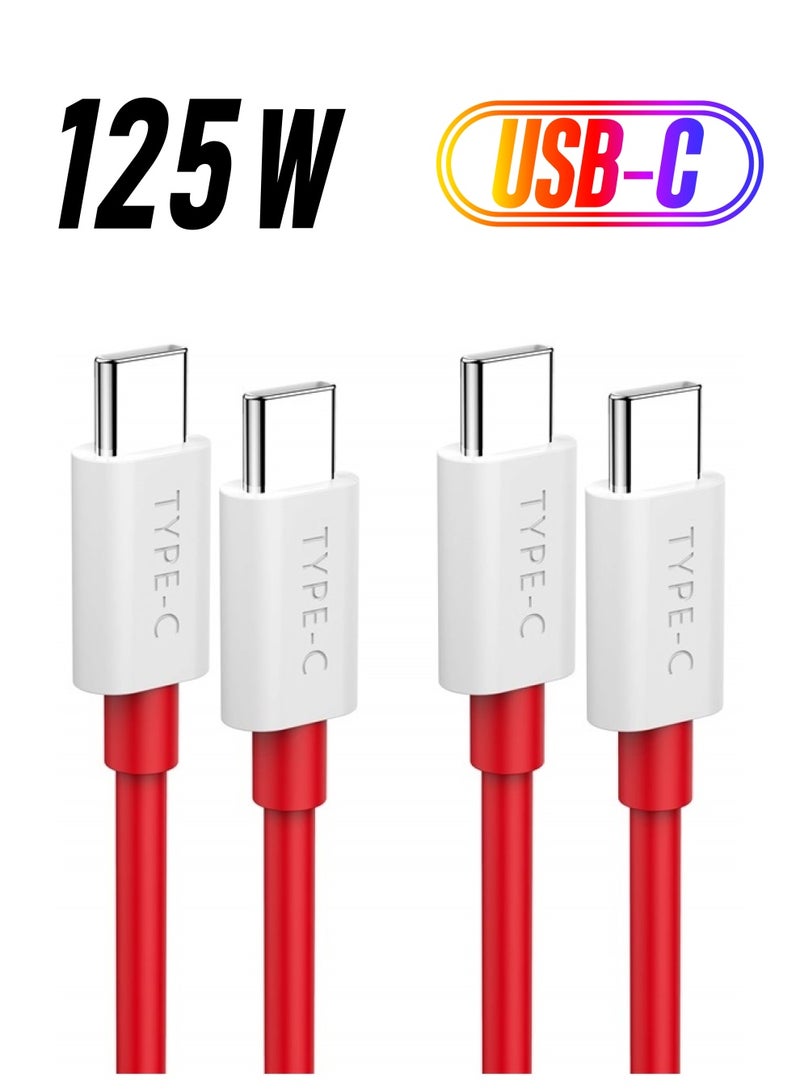 COOYA OnePlus 8T 9 Pro 10T Charging Cable Warp Charge 65W, COOYA USB C to USB C Cable for MacBook Air MacBook Pro 2020,6FT 2-Pack Super Fast Charging Cord for Samsung Galaxy S23 Ultra S22 S20 FE S21 Note 20 - Image 1