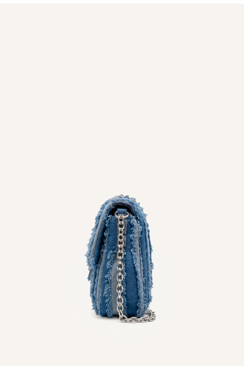 DeFacto Blue Woman Woman Denim Crossbody Bag Casual - Image 3