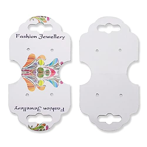 DIY Crafts Pack of 50 Pcs 50x1, Multi Color, 50Pcs/lot 7cmx4.8cm As Image Jewellery Display Cards for Necklaces Jewellery-Making Display (Pack of 50 Pcs 50x1, Multi Color) - Image 1