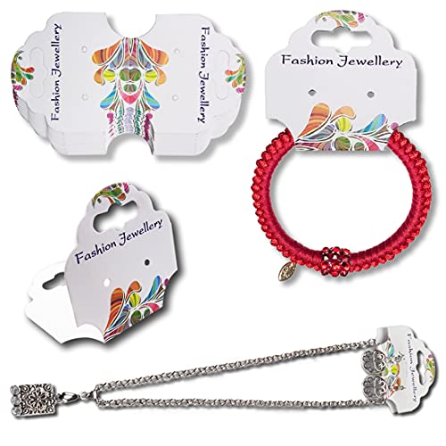 DIY Crafts Pack of 50 Pcs 50x1, Multi Color, 50Pcs/lot 7cmx4.8cm As Image Jewellery Display Cards for Necklaces Jewellery-Making Display (Pack of 50 Pcs 50x1, Multi Color) - Image 4