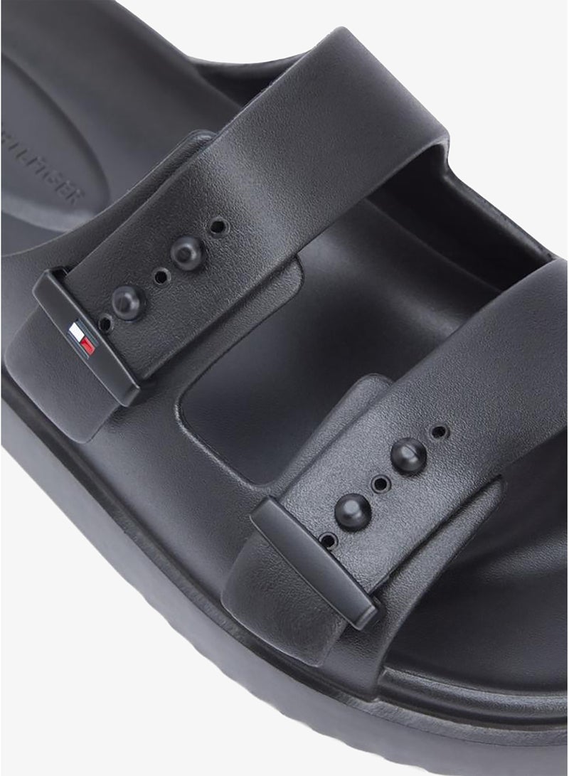 TOMMY HILFIGER Lightweight Pin Buckle Serrated Pool Slides - Image 5
