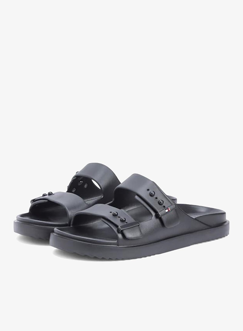 TOMMY HILFIGER Lightweight Pin Buckle Serrated Pool Slides - Image 4