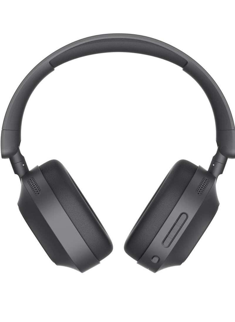 havit Active Noise Cancelling Headphones with Hi-Res Audio, Custom EQ via App, Super Bass, 40mm Drivers, 80H Battery Life, Ultra-Low 38ms Game Mode, Dual Bluetooth 5.4 Connectivity, Folding Design Headphones Wireless Bluetooth, Wired & Wireless Modes, 3-Mic ENC for Clear Calls, Smart Controls, Voice Assistant – Perfect for Music & Gaming (Black)  - Image 5