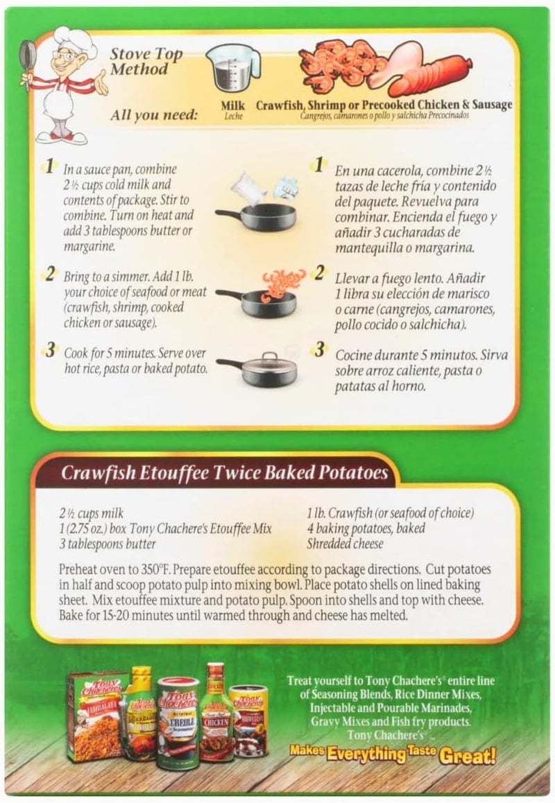 Tony Chachere's Creole Etouffee Mix - Pack of 6 - Image 4