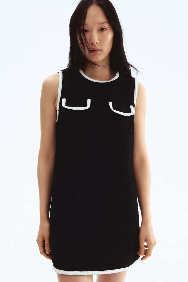 H&M A-line bouclé dress