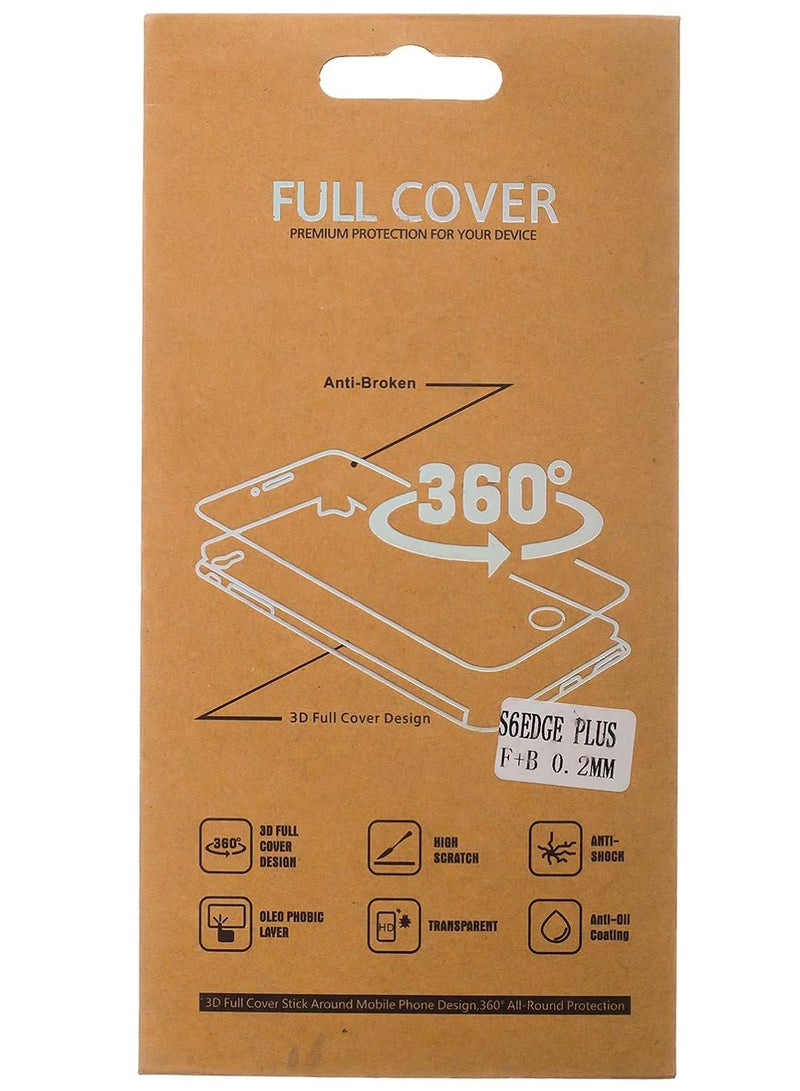 Gelatin 360 Full Screen Protector For Samsung Galaxy S6 Edge Plus, Clear
