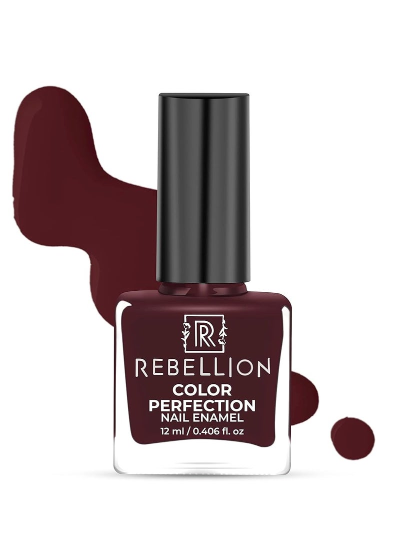 ريبيليان طلاء أظافر ريبيليون كلر بيرفيكشن 12 مل واين أميكابل واين RG02 - Image 1